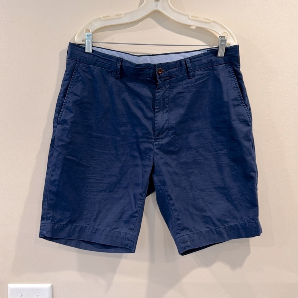 🔥Polo Ralph Lauren Men's Deep Blue Flat Front Shorts🔥